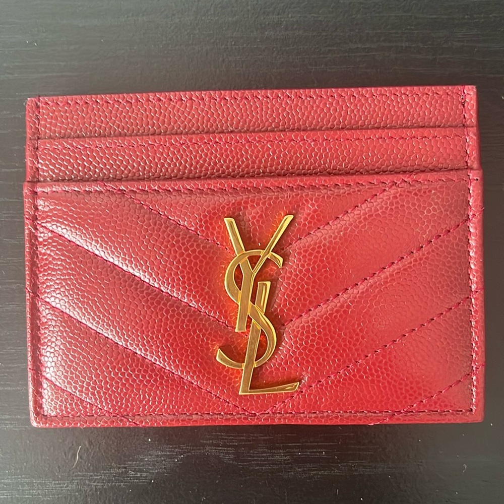 YSL NWOT Card Case - Picture 1 of 2